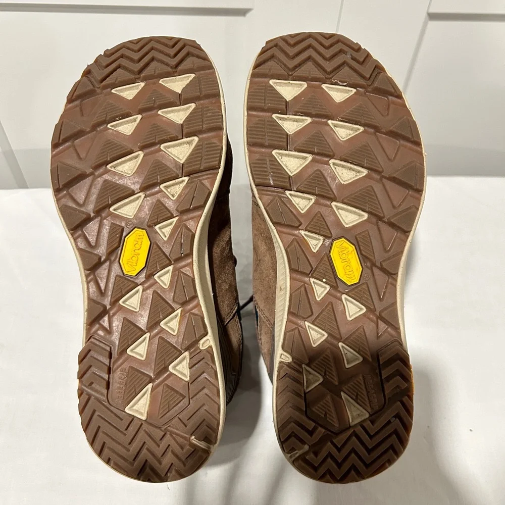 Merrell Women’s Brown and Teal Hiking Shoes - Picture 5 of 7